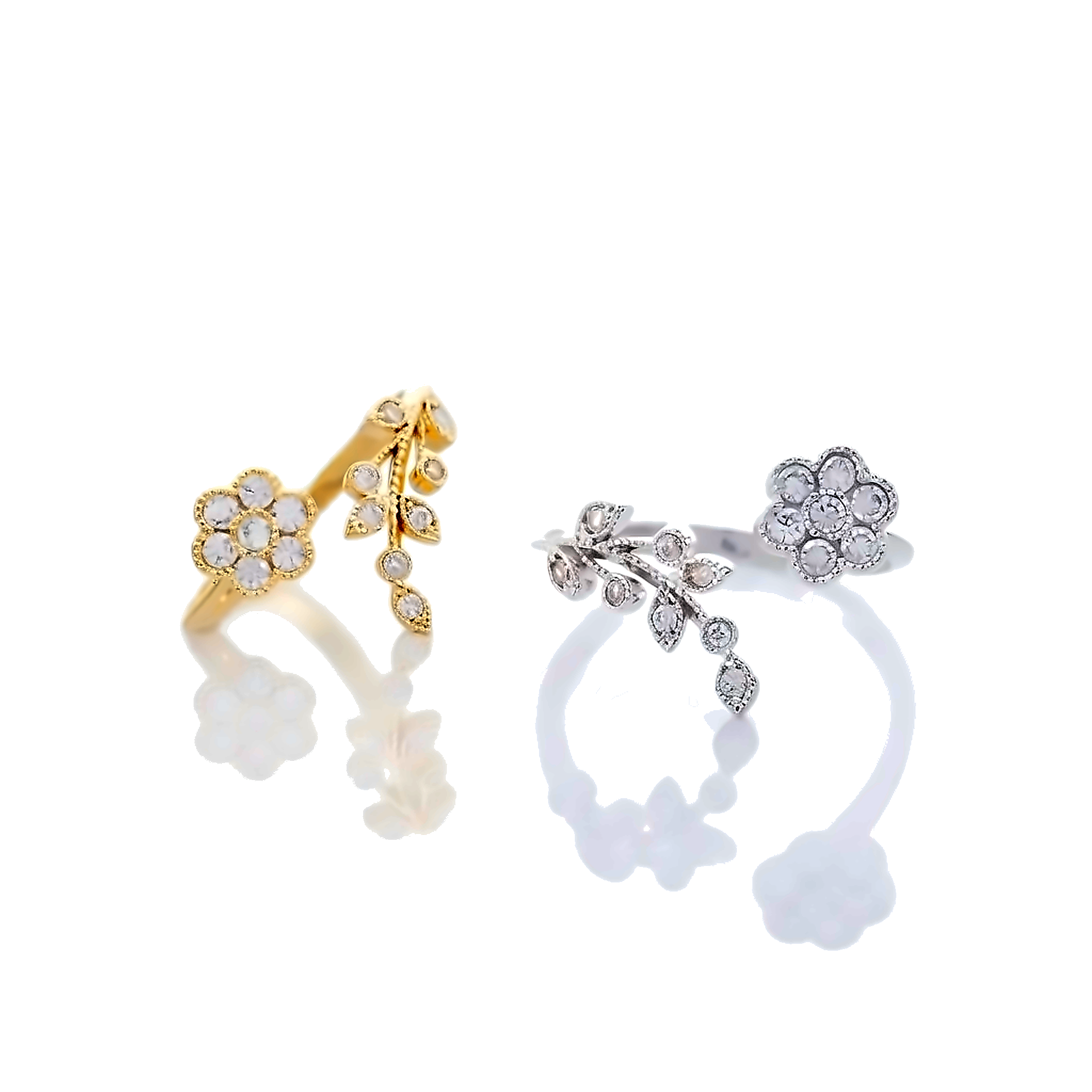 Anel Florescimento Elegante